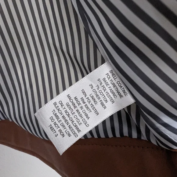 NWOT Faux Leather Jacket - Picture 5 of 5